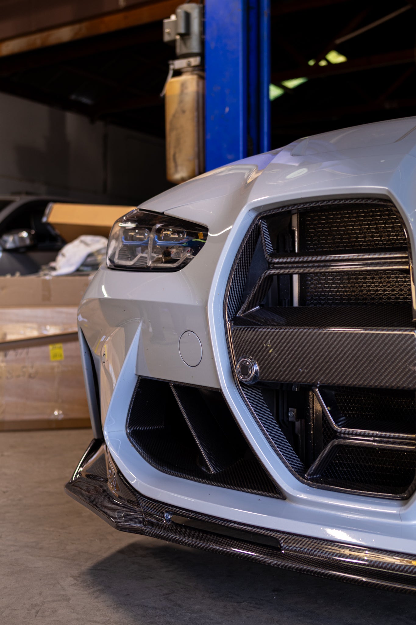 BMW G80/G82 V-Style Carbon Front Lip